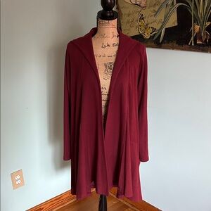 Phoenix open front swing jacket w both hood size Small